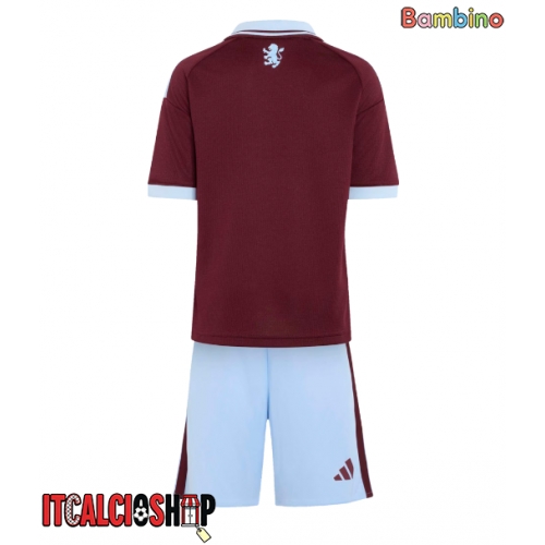 Aston Villa Prima Maglia Bambino 2026-27 Manica Corta (+ Pantaloni corti)
